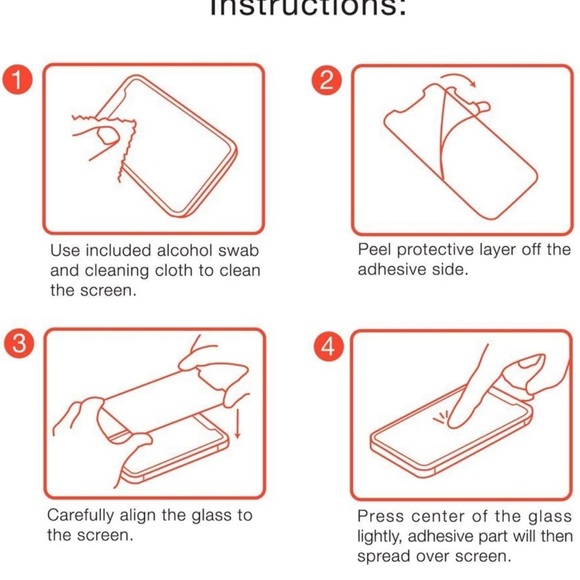 iPhone X Screen Protector Glass - Picture 7 of 9